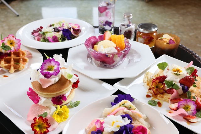 徳島県吉野川市の結婚式場アンジェリーナが無農薬で作ったエディブルフラワー「食べられる花」を販売とお食事